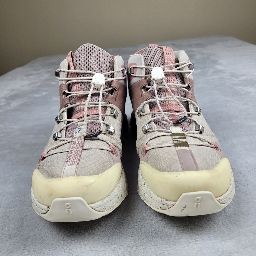 ON Cloud Cloudtrax Hiking Boots Shoes Rose Ivory Women’s Size 9.5 - Picture 4 of 14